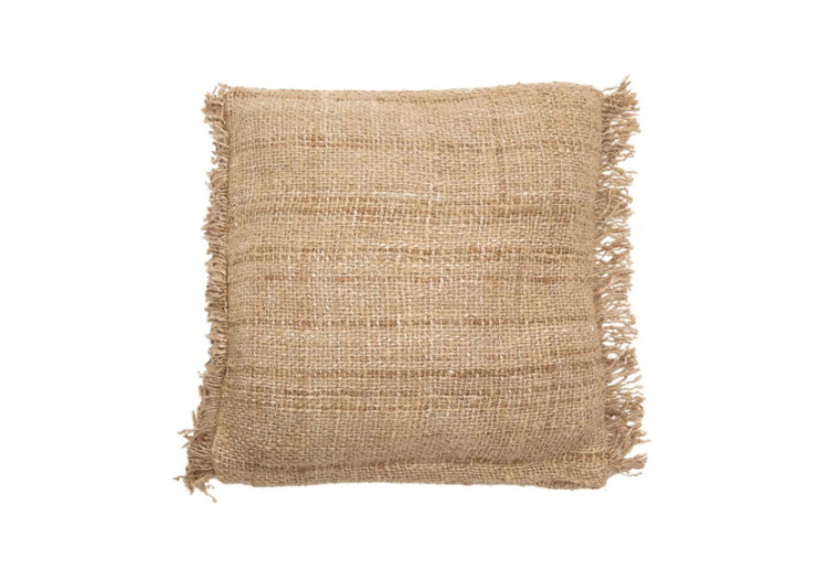 Housse de Coussin en Coton - Beige 60x60 - INIE001Be-60x60 - Bazar Bizar