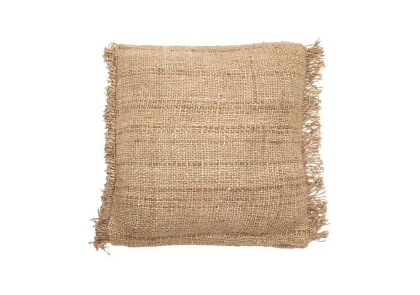 Housse de Coussin en Coton - Beige 60x60 - INIE001Be-60x60 - Bazar Bizar