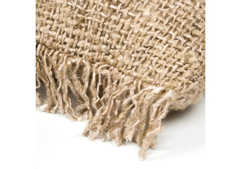 Housse de Coussin en Coton - Beige 60x60 - INIE001Be-60x60 - Bazar Bizar