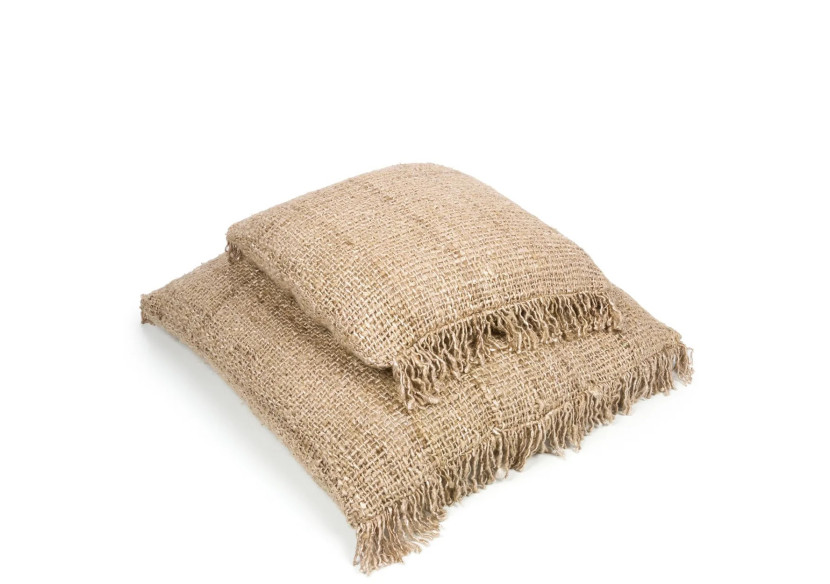 Housse de Coussin en Coton - Beige 60x60 - INIE001Be-60x60 - Bazar Bizar