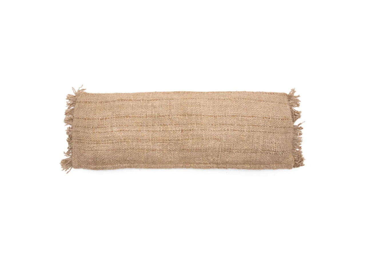 Housse de Coussin en Coton - Beige 35x100 - INIE001Be-35x100 - Bazar Bizar
