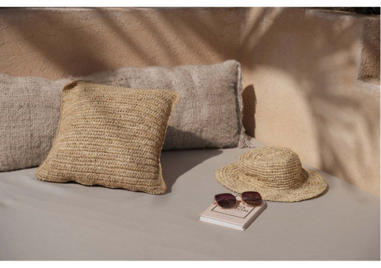 Housse de Coussin en Coton - Beige 35x100 - INIE001Be-35x100 - Bazar Bizar 2