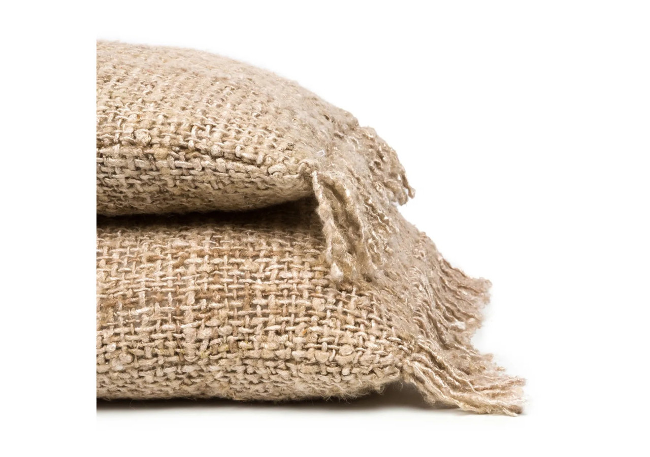 Housse de Coussin en Coton - Beige 35x100 - INIE001Be-35x100 - Bazar Bizar