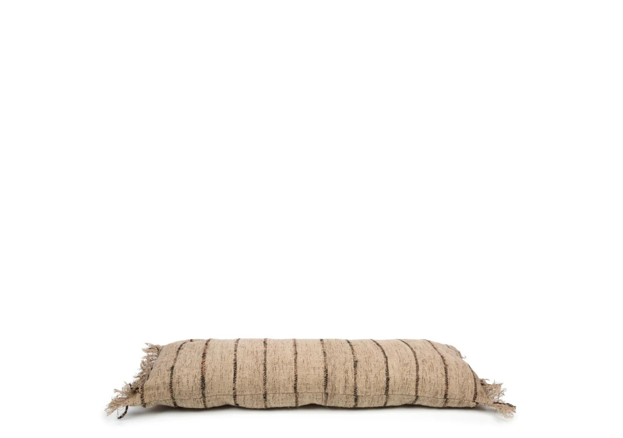 Housse de Coussin Oh My Gee - Beige Noir - 35x100 - INIE001BeB-35x100 - Bazar Bizar