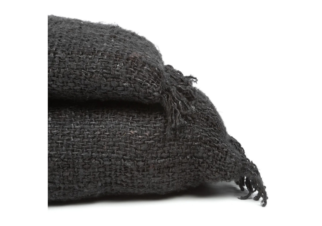 Housse de Coussin Oh My Gee - Noir Marine - 35x100 - INIE001BNa-35x100 - Bazar Bizar