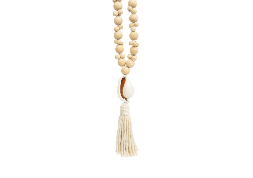 Collier Kubu - Blanc Naturel - JABR023NW - Bazar Bizar