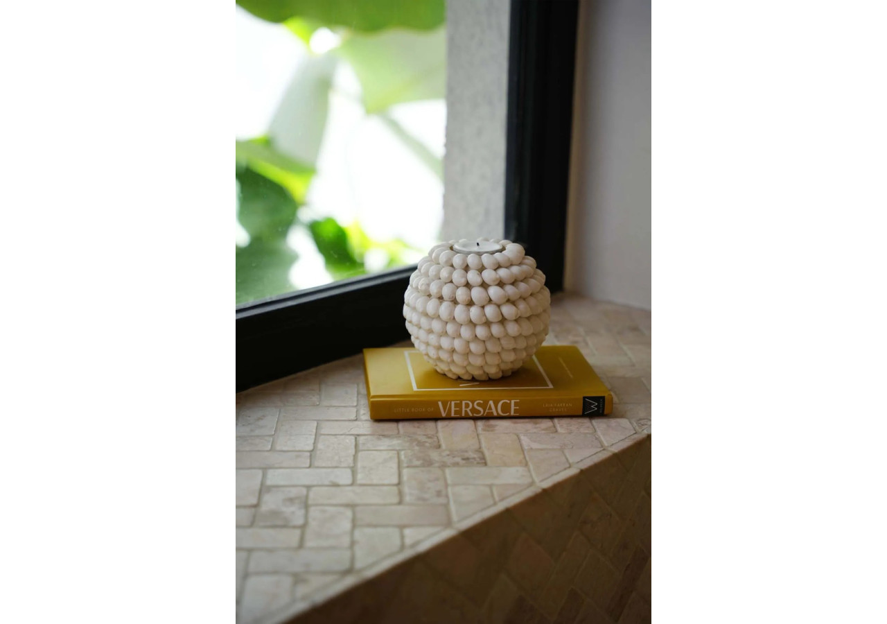 Support de Bougie Bubble - S - BABL015W-S - Bazar Bizar