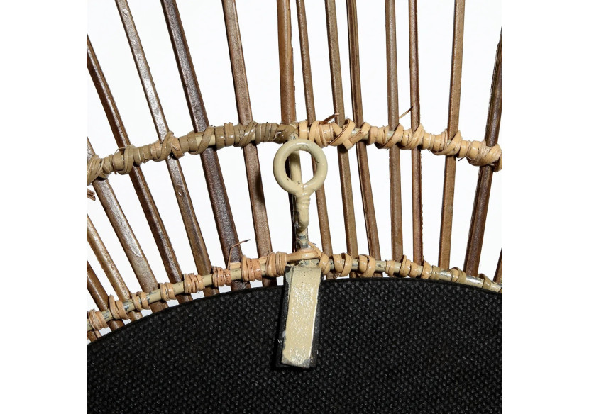 Miroir Tropical - Naturel - L 40cm - JAPA018N-L-85 - Bazar Bizar