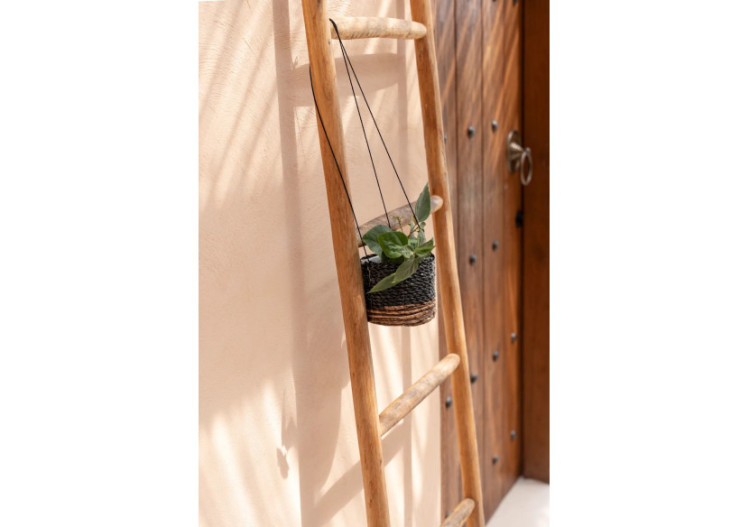 Porte-Plante Banana - Noir Naturel - S - JAAT012NB - Bazar Bizar 2