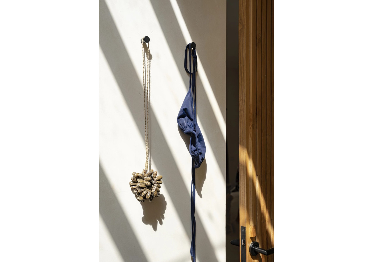 Tassel en Coquillage Marron - Artisanat Balinais - BALE048Br - Bazar Bizar