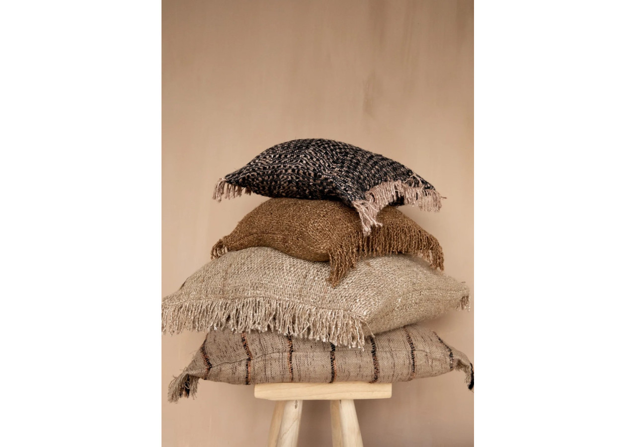 Housse de Coussin Oh My Gee - Noir Cuivre 40x40cm - INIE001BCo-40x40 - Bazar Bizar