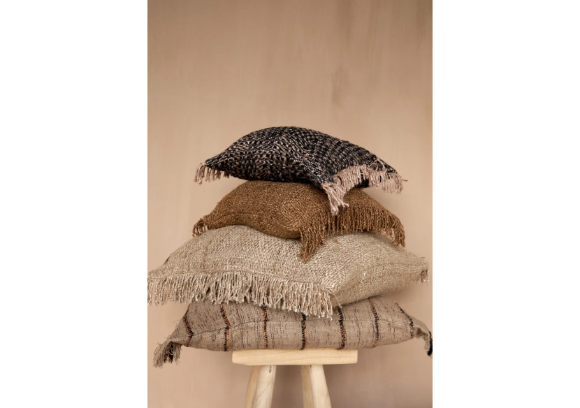 Housse de Coussin Oh My Gee - Noir Cuivre 40x40cm - INIE001BCo-40x40 - Bazar Bizar