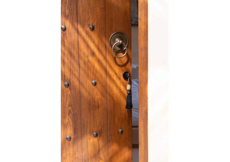 Porte-Clés Sumbawa - Noir Marron avec Coquillage - BALE044BBr - Bazar Bizar 2