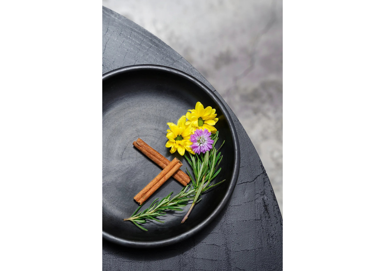 Assiette Classique Brûlée - Noire - Petits Modèles - JAES009B-S - Bazar Bizar