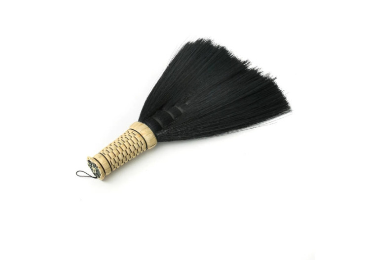 Balai en Paille - Noir - Accessoire Boho Indispensable - JAAT009B - Bazar Bizar