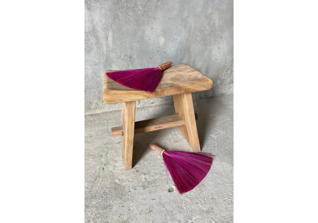 Tabouret Suar - 50 - Élégance Naturelle - JAAM002N-50 - Bazar Bizar