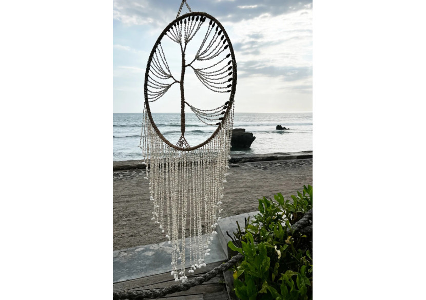 Attrape-Rêves Fiji Dreamer - Grand - Décoration Bohème - BABL016NW-L - Bazar Bizar