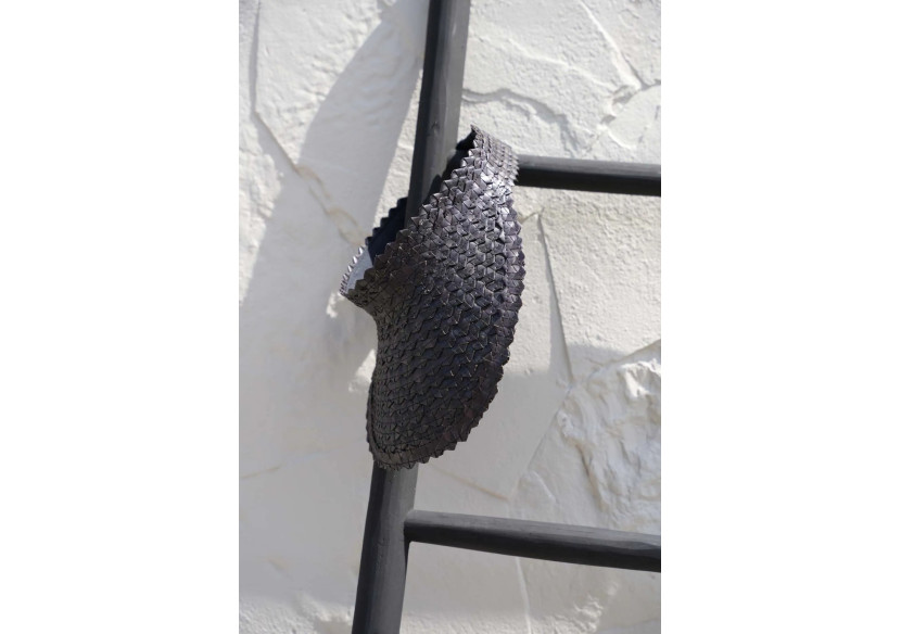 Chapeau de Soleil Tissé à la Main - Noir 40 - BAJN060B - Bazar Bizar