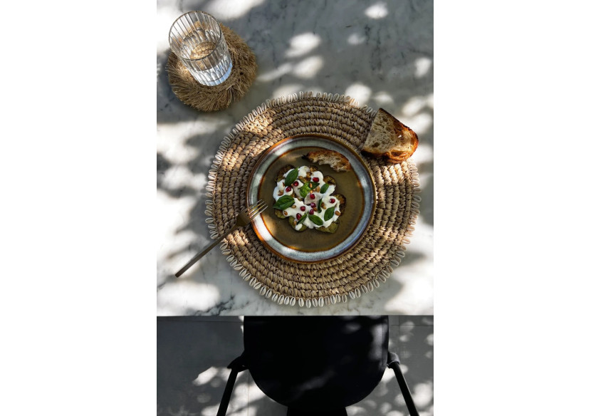 Set de Sous-Plateaux en Herbe Marine - Naturel - BAJN054N - Bazar Bizar