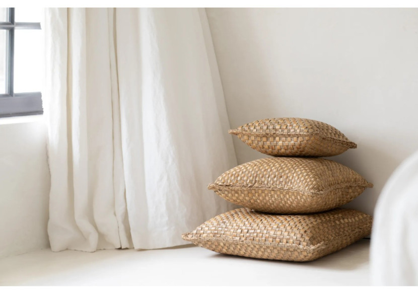 Coussin en Nénuphar - 50x50 - BAJN101N-M-50x50 - Bazar Bizar