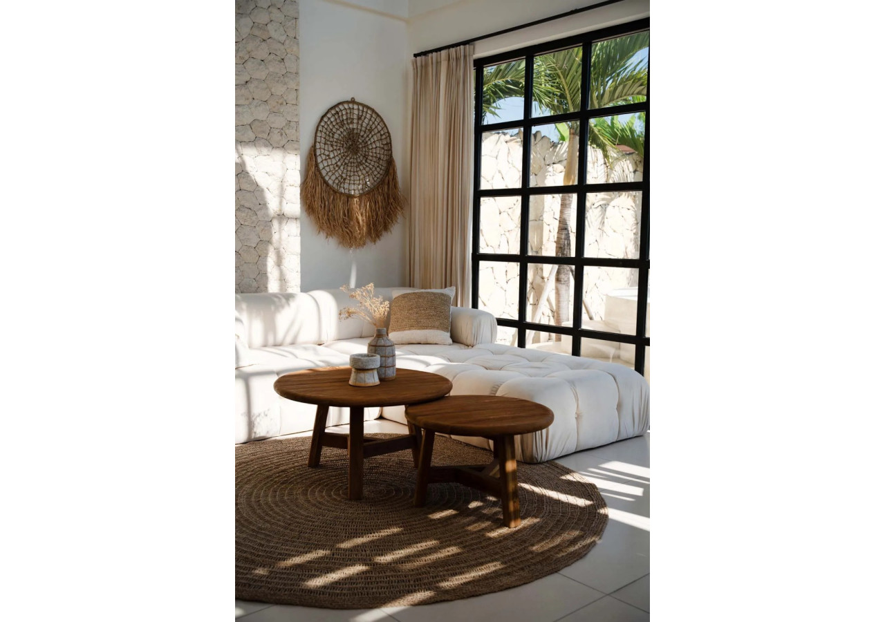 Attrape-Rêves en Raffia - Naturel 40 - BAJN111N-70 - Bazar Bizar