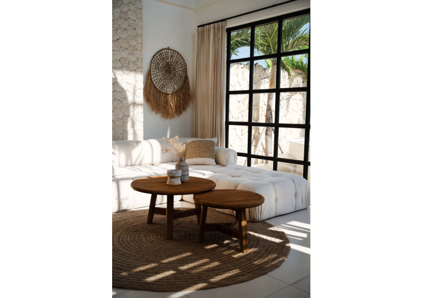 Attrape-Rêves en Raffia - Naturel 40 - BAJN111N-70 - Bazar Bizar