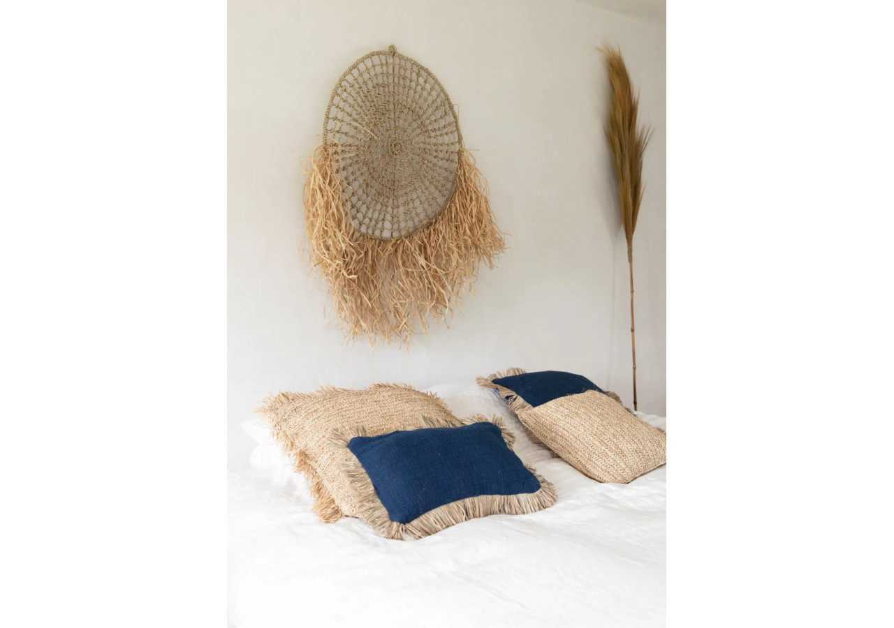 Attrape-Rêves en Raffia - Naturel 40 - BAJN111N-70 - Bazar Bizar