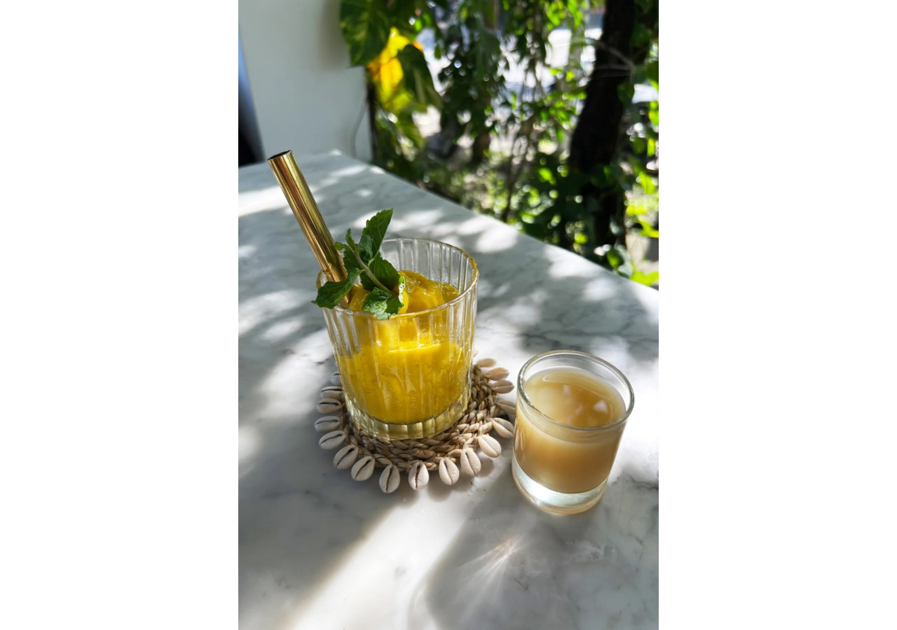 Sous-Verres en Herbe Marine - Naturel - BAJN055N - Bazar Bizar