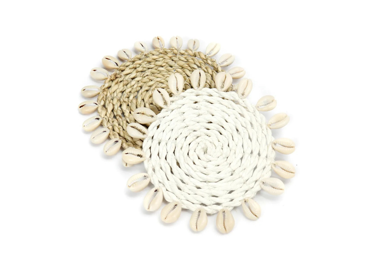 Sous-Verres en Herbe Marine - Naturel - BAJN055N - Bazar Bizar