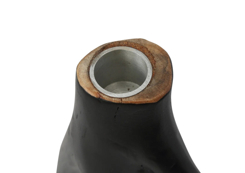 Bougeoir Triple Branche - Noir - JABR035B - Bazar Bizar