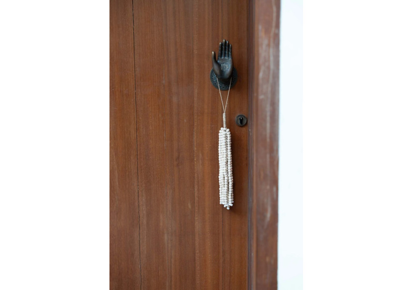 Tassel en Perles en Bois - Naturel - BALE054N - Bazar Bizar