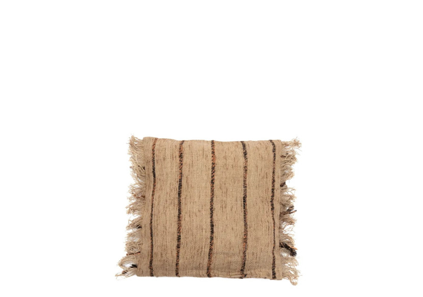 Housse de Coussin The Oh My Gee - Beige Noir - 40x40cm - INIE001BeB-40x40 - Bazar Bizar Housse de Coussin The Oh My Gee - Beige Noir - 40x40cm - INIE001BeB-40x40 - Bazar Bizar