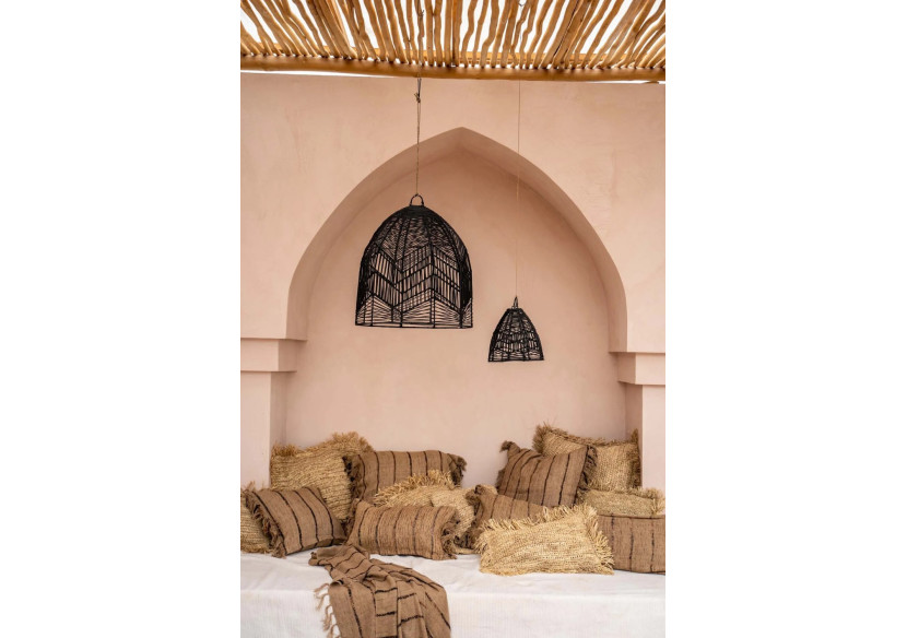 Housse de Coussin The Oh My Gee - Beige Noir - 40x40cm - INIE001BeB-40x40 - Bazar Bizar Housse de Coussin The Oh My Gee - Beige Noir - 40x40cm - INIE001BeB-40x40 - Bazar Bizar