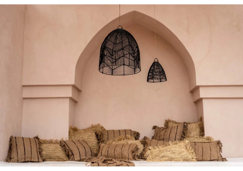 Housse de Coussin The Oh My Gee - Beige Noir - 40x40cm - INIE001BeB-40x40 - Bazar Bizar Housse de Coussin The Oh My Gee - Beige Noir - 40x40cm - INIE001BeB-40x40 - Bazar Bizar