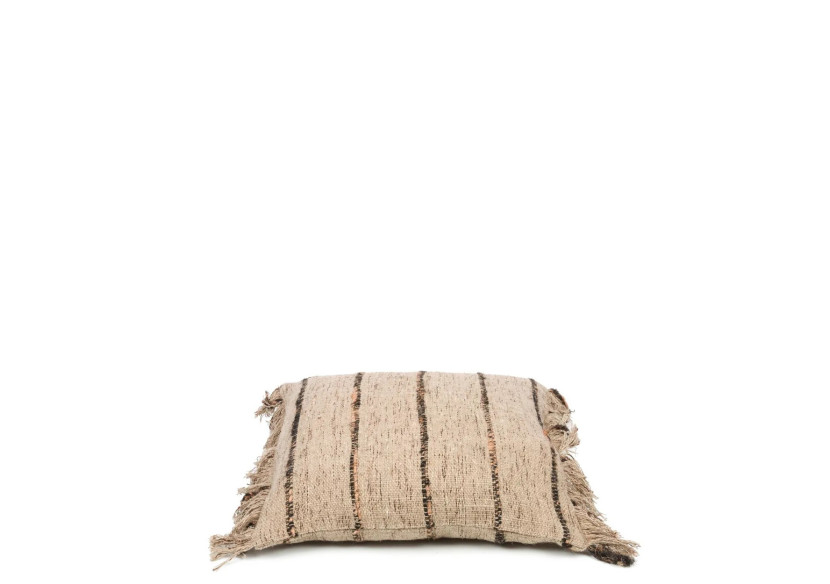 Housse de Coussin The Oh My Gee - Beige Noir - 40x40cm - INIE001BeB-40x40 - Bazar Bizar Housse de Coussin The Oh My Gee - Beige Noir - 40x40cm - INIE001BeB-40x40 - Bazar Bizar