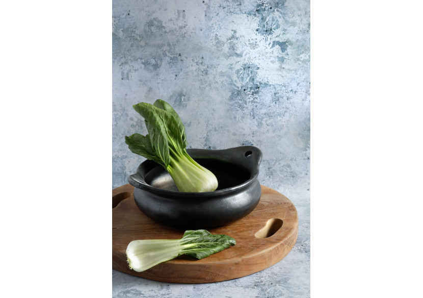 Plateau en Racine de Teck - Naturel - Taille L - JACA021N-L-40 - Bazar Bizar