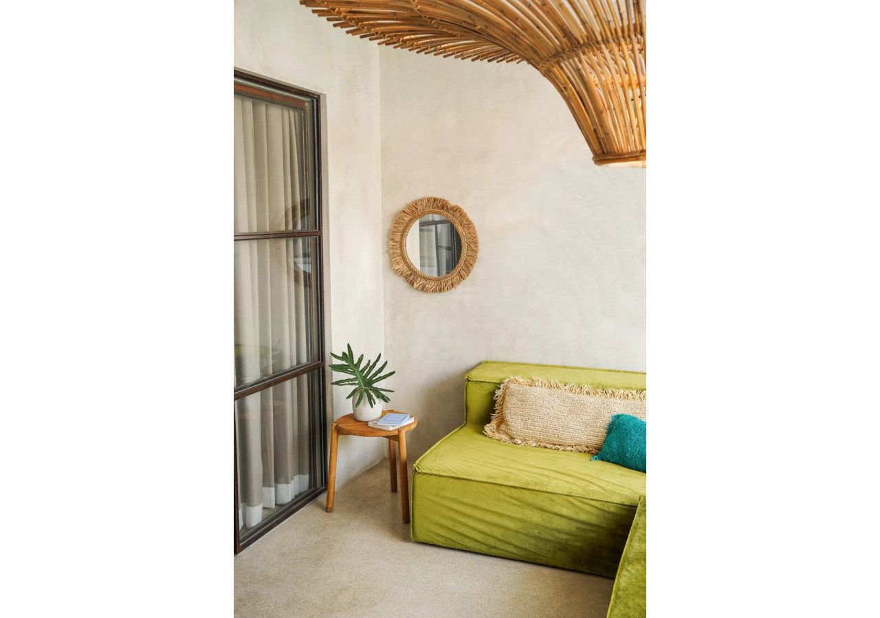 Miroir Tahiti - Naturel - JABR001N-M-60 - Bazar Bizar