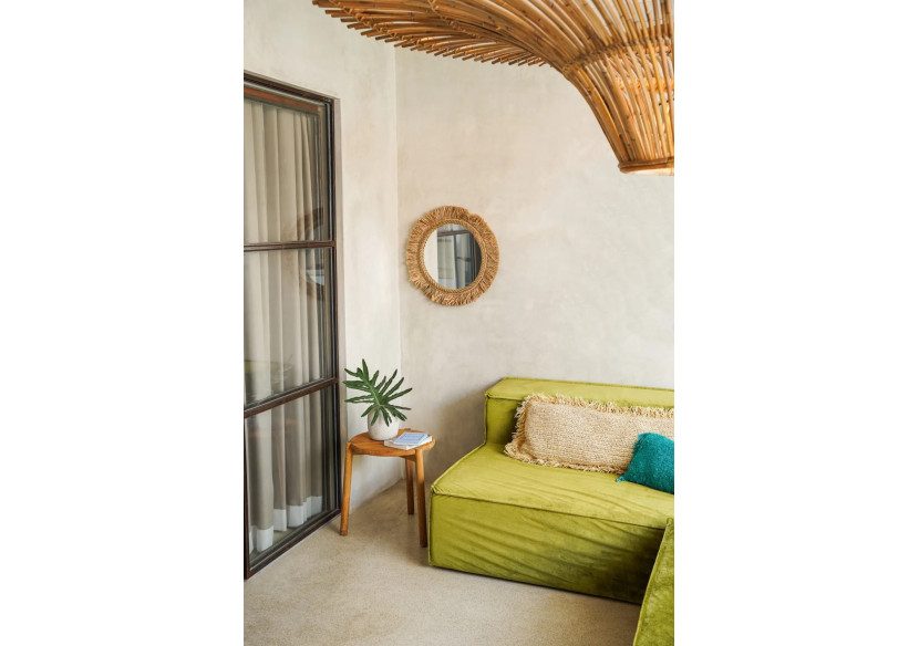 Miroir Tahiti - Naturel - JABR001N-M-60 - Bazar Bizar