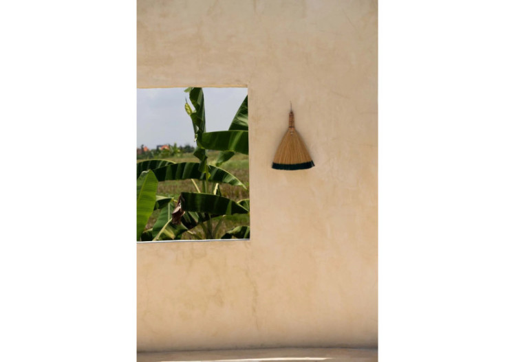 Brosse à balayer - Turquoise naturel - Boho chic - JAAT009NTu - Bazar Bizar 2