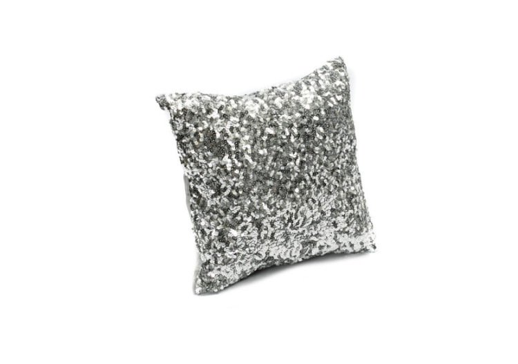 Housse de coussin pailletée - Argent - 40x40 cm - INPG004S-40x40 - Bazar Bizar 2