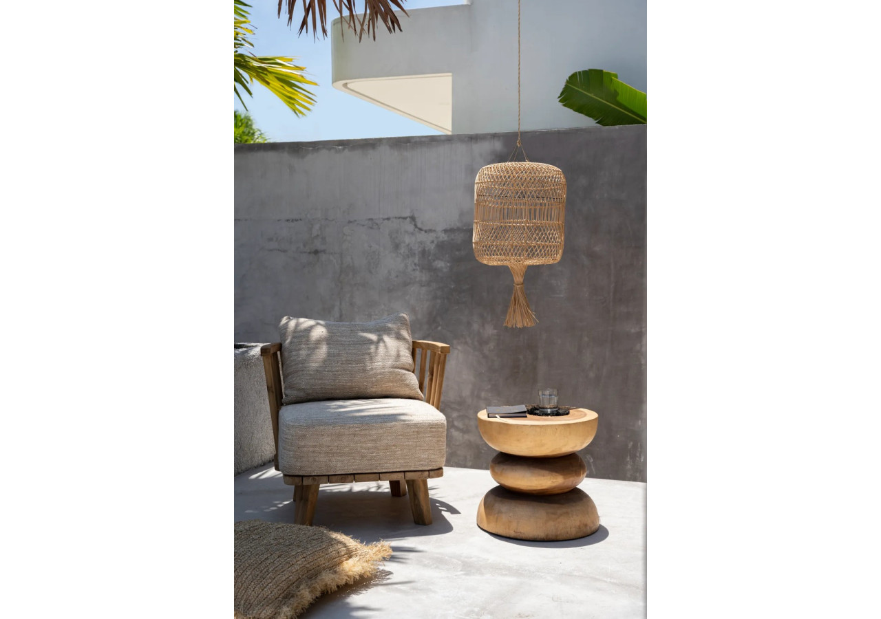 Lampe Dumpling - Naturelle - L - BAYU004N-L-40x70 - Bazar Bizar