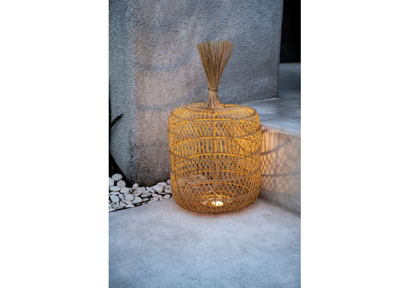 Lampe Dumpling - Naturelle - L - BAYU004N-L-40x70 - Bazar Bizar