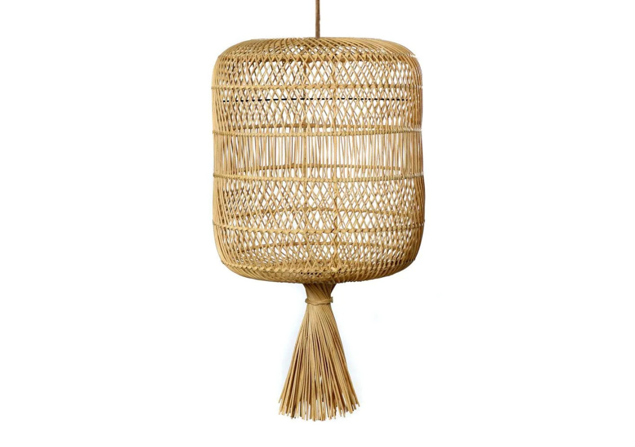 Lampe Dumpling - Naturelle - L - BAYU004N-L-40x70 - Bazar Bizar