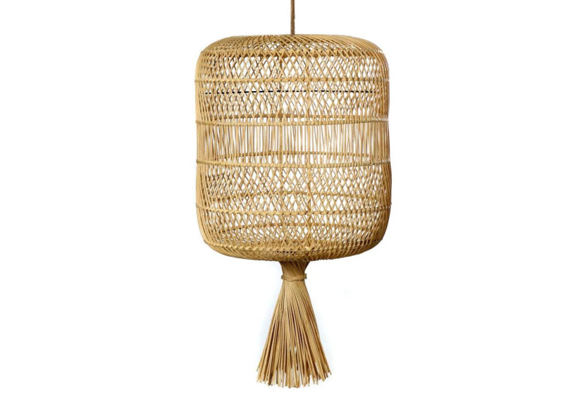 Lampe Dumpling - Naturelle - L - BAYU004N-L-40x70 - Bazar Bizar