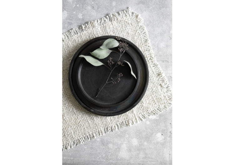 Assiette brûlée - Noire - S - JAES006B-S - Bazar Bizar 2