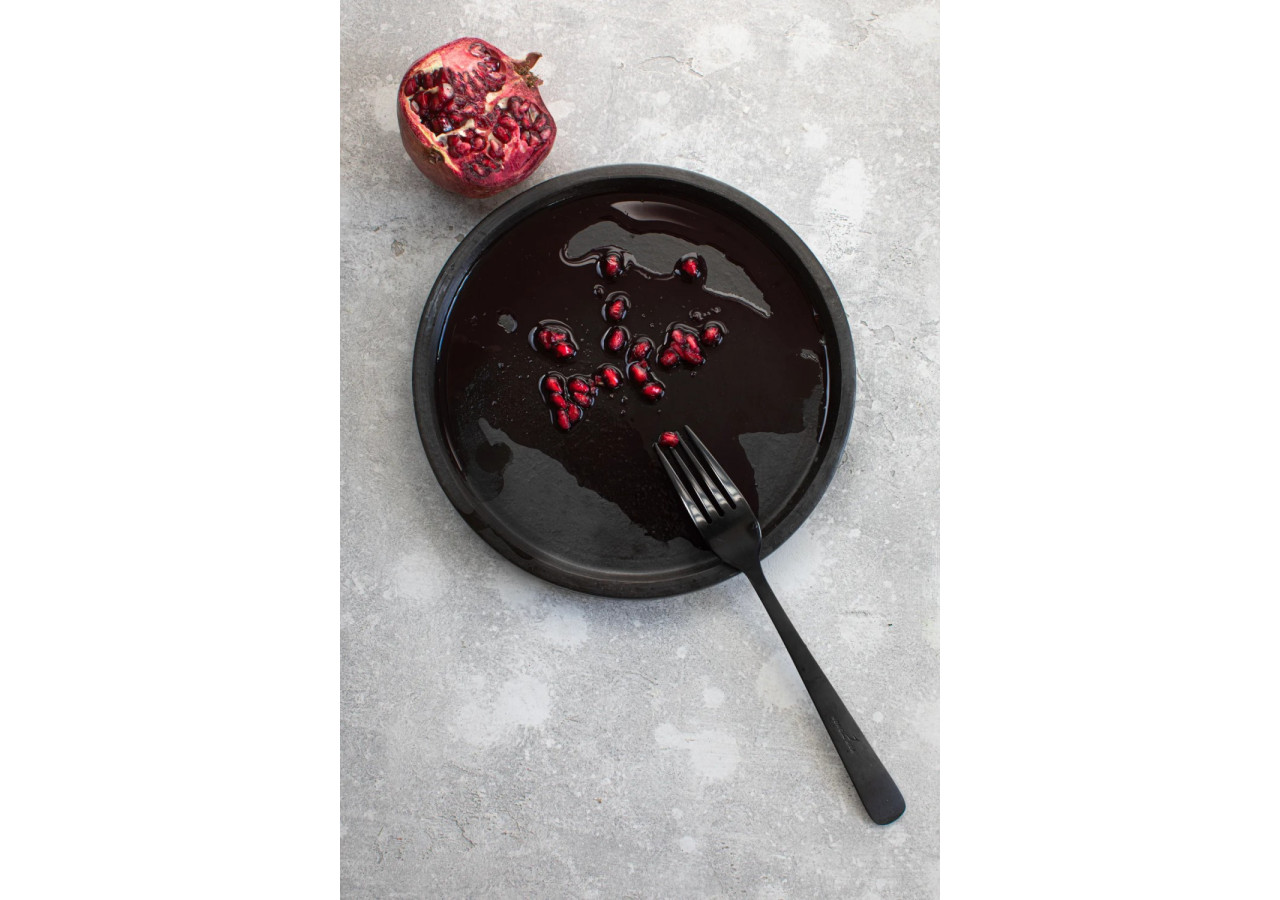 Assiette brûlée - Noire - S - JAES006B-S - Bazar Bizar