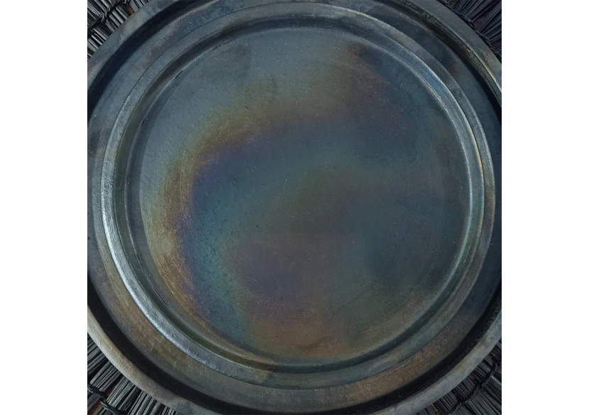 Assiette brûlée - Noire - S - JAES006B-S - Bazar Bizar