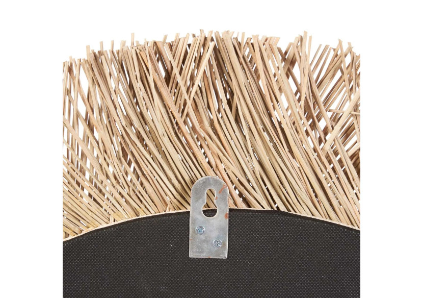 Miroir Rotan Naturel - Élégant cadre tissé - BALE034N-M-65 - Bazar Bizar