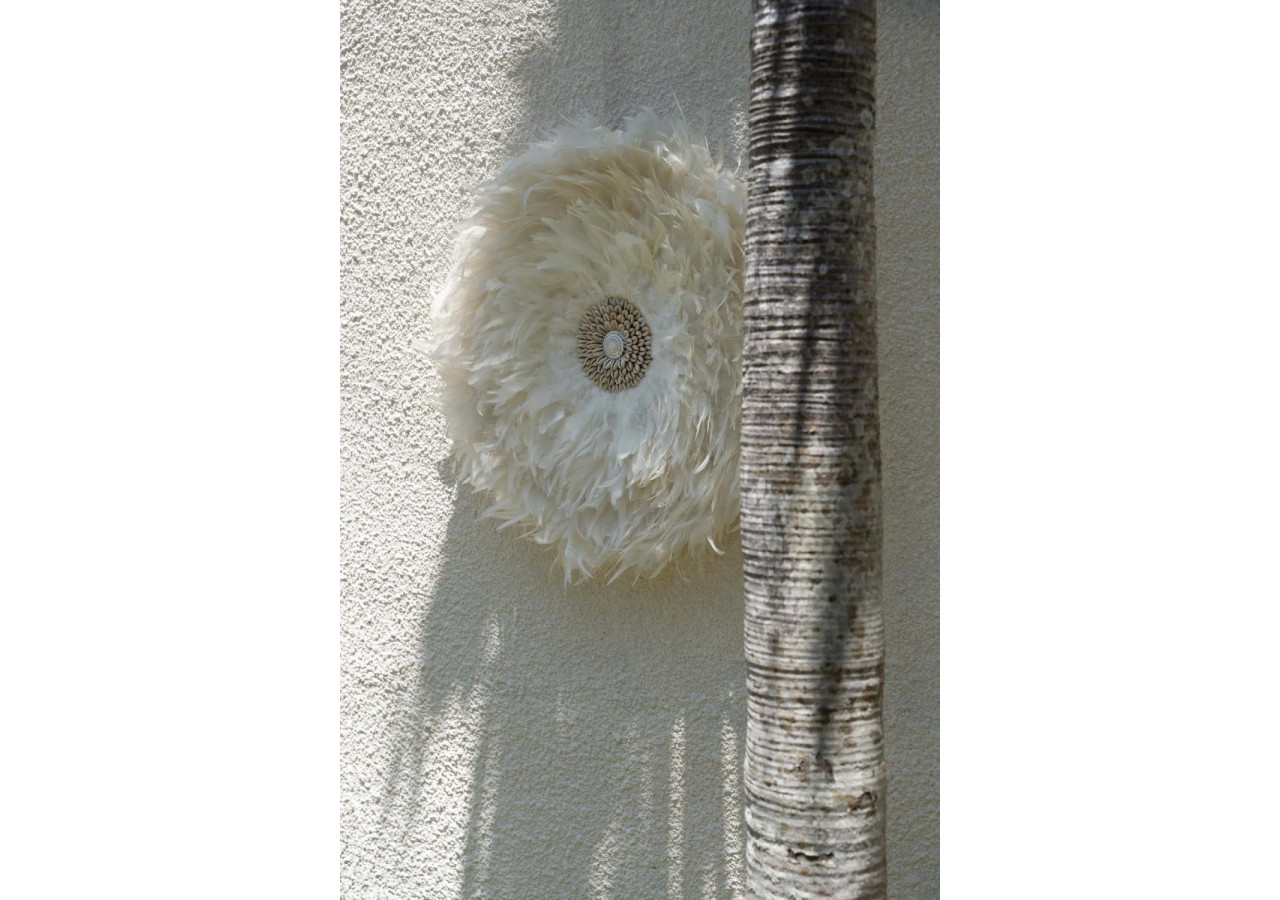 Affichage mural Juju Côtier - Élégant avec coquillages - BALE015W-M-50 - Bazar Bizar