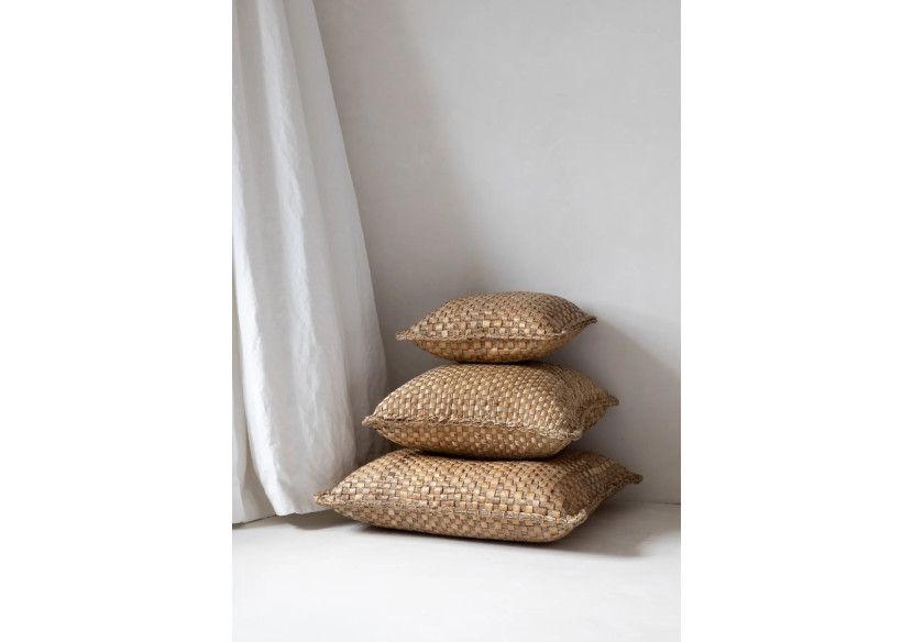 Coussin en Hyacinthe d'Eau - 60x60 cm - BAJN101N-L-60x60 - Bazar Bizar